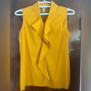 Banana Republic Women’s Dress Shirt - Size XS Petite- Mustard Color